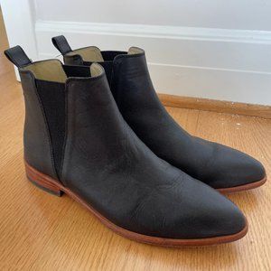 Nisolo Black Leather Booties